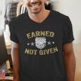 Earned Not Given Police Academy Graduation Police Officer Men's V-Neck T-Shirt