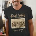 East Wing Never Forget American Vintage Nostalgia Men's V-Neck T-Shirt East Wing Never Forget American Vintage Nostalgia Men's V-Neck T-Shirt