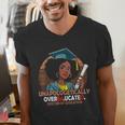 EdD Black Girls Doctor Of Education Graduation Black Women Men's V-Neck T-Shirt