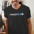 EdD Doctor Of Education Finish Doctorate Graduation Men's V-Neck T-Shirt