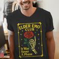 Elder Emo Club Emo Gothic Music Nostalgia Men's V-Neck T-Shirt