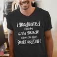 Elementary Graduation Tee 6th Grade Graduation Shirts Men's V-Neck T-Shirt