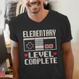 Elementary Level Complete Gamer Class Of 2025 Graduation Men's V-Neck T-Shirt