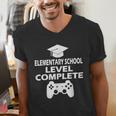 Elementary School Level Complete Gamer Graduation Day 2024 Men's V-Neck T-Shirt
