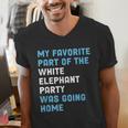 Elephant Party For Introvert Going Men's V-Neck T-Shirt