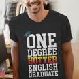 English Major Shirt Now Hotter By One Degree Graduation Men's V-Neck T-Shirt
