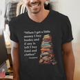 Erasmus When I Have Money I Buy Books Men's V-Neck T-Shirt