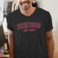 Esthetician Est 2024 For Esthetician Student Graduation Men's V-Neck T-Shirt