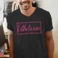 Esthetician Est 2025 Skin Care Specialist Graduation Men's V-Neck T-Shirt