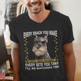 Every Snack You Make Miniature Schnauzer Dog Mom Dad Men's V-Neck T-Shirt Every Snack You Make Miniature Schnauzer Dog Mom Dad Men's V-Neck T-Shirt
