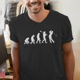 Evolution Of Golfer Dad Grandpa Golfing Lover Golf Player Men's V-Neck T-Shirt Evolution Of Golfer Dad Grandpa Golfing Lover Golf Player Men's V-Neck T-Shirt