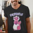 Ew People Introvert Ferrets Saying Mask Ferret Men's V-Neck T-Shirt