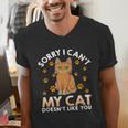 Excuse For Introverts My Cat Doesnt Like You Cat Men's V-Neck T-Shirt Excuse For Introverts My Cat Doesnt Like You Cat Men's V-Neck T-Shirt
