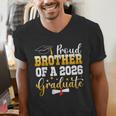 Family Graduation Party Proud Brother Of A 2026 Graduate Men's V-Neck T-Shirt
