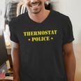 Father For Men Thermostat Police Dad Men's V-Neck T-Shirt