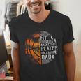 My Favorite Basketball Player Calls Me Dad Basketball Dad Men's V-Neck T-Shirt My Favorite Basketball Player Calls Me Dad Basketball Dad Men's V-Neck T-Shirt