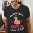 My Favorite K-Pop Girl Calls Me Dad K-Pop Girl Men's V-Neck T-Shirt