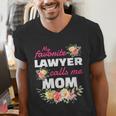 My Favorite Lawyer Calls Me Mom Graduation Men's V-Neck T-Shirt