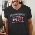 My Favorite People Call Me Pipi USA Flag Dad Father's Day For Men Men's V-Neck T-Shirt My Favorite People Call Me Pipi USA Flag Dad Father's Day For Men Men's V-Neck T-Shirt