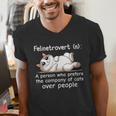 Felinetrovert Definition Cat Lover Introvert Humor Cats Men's V-Neck T-Shirt Felinetrovert Definition Cat Lover Introvert Humor Cats Men's V-Neck T-Shirt