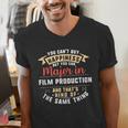 Film Production Major Student Shirt Graduation Men's V-Neck T-Shirt