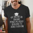 Finance Major Graduation Men's V-Neck T-Shirt