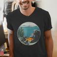 Fish Bowl Frutiger Aero Y2K Retro Vibes Men's V-Neck T-Shirt Fish Bowl Frutiger Aero Y2K Retro Vibes Men's V-Neck T-Shirt