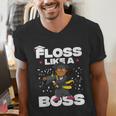 Floss Like A Boss Shirt Class Of 2019 Graduation Kids Men's V-Neck T-Shirt