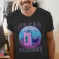 Never Forget Retro 80s 90s Nostalgia Men's V-Neck T-Shirt