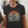 Never Forget Retro Nostalgia Vintage Cassette Men's V-Neck T-Shirt Never Forget Retro Nostalgia Vintage Cassette Men's V-Neck T-Shirt