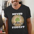 Never Forget Women Men Never Forget Men Nostalgia Men's V-Neck T-Shirt