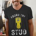 Found The Stud Dad Joke Handy Tools Stud Finder Men's V-Neck T-Shirt Found The Stud Dad Joke Handy Tools Stud Finder Men's V-Neck T-Shirt