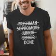 Freshman To Senior Class Of 2018 Senior GraduationShirt Men's V-Neck T-Shirt