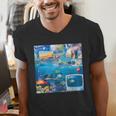 Frutiger Aero Retro Vibes Y2K Retro Grunge Men's V-Neck T-Shirt Frutiger Aero Retro Vibes Y2K Retro Grunge Men's V-Neck T-Shirt