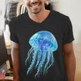 Frutiger Aero Y2K Jellyfish Men's V-Neck T-Shirt