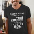 Fun Classic Please Be Patient With Me I'm From The 1900s Men's V-Neck T-Shirt