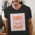 Fun Cool Cute Introvert Cat Character Quote Tea Cup For Men Women Men's V-Neck T-Shirt