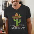 Fun Hilarious Dad-In-Law Humor Father-In-Law Men's V-Neck T-Shirt