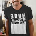 Funny College School Graduation 2025 I Graduated Sign My Men's V-Neck T-Shirt