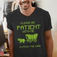 FUNNY Please Be Patient With Me I'm From The 1900s Men's V-Neck T-Shirt