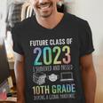 Future Class Of 2023 10th Grade Graduation 2021 Men's V-Neck T-Shirt