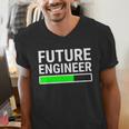 Future Engineer Loading Bar Cool Graduation Men's V-Neck T-Shirt