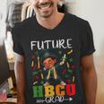 Future HBCU Grad History Boy Graduation HBCU Kids Men's V-Neck T-Shirt