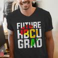 Future HBCU Graduate Afro Girls College Graduation Men's V-Neck T-Shirt