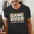 Game Over Class Of 2018 Graduation Shirt Men's V-Neck T-Shirt