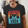 Game Over Class Of 2026 Shirt Students Graduation Men's V-Neck T-Shirt