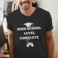 Gamer High School Graduation Shirt Grad Video Tee Men's V-Neck T-Shirt