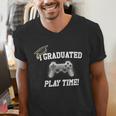 Gamers Graduation I Graduated Play Time Gamer Men's V-Neck T-Shirt