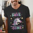 Girls Pre-K Graduation Magical Unicorn Men's V-Neck T-Shirt