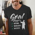 Goal Digger Diploma Master s Bachelor s Master Graduation Men's V-Neck T-Shirt